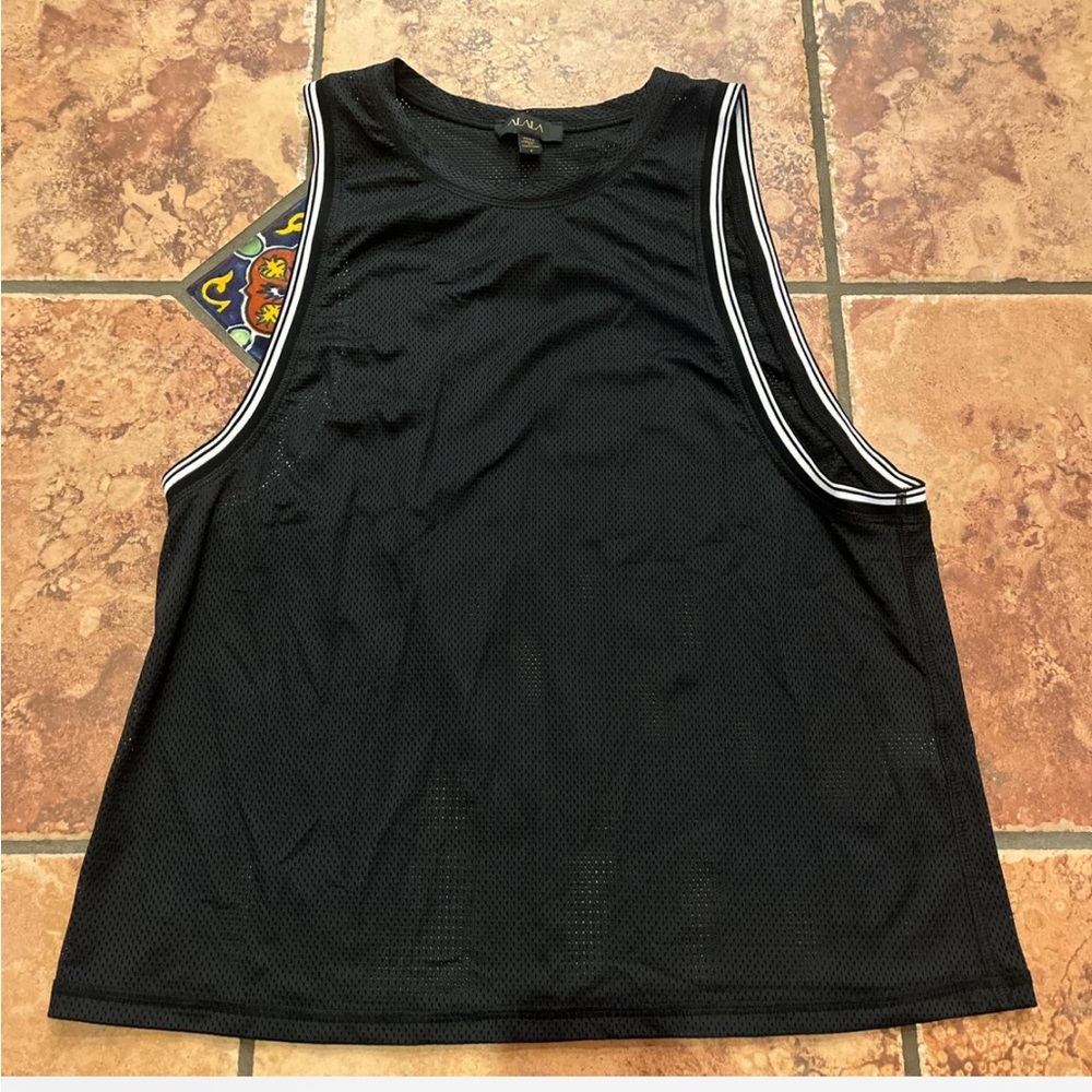 Alala black mesh athletic tank